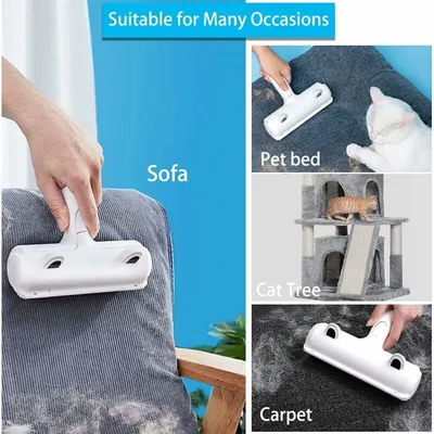 Brosse poils d'animaux - Réutilisable - Électrostatique