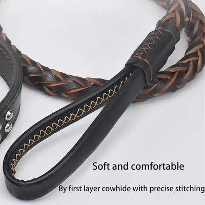 ZooVenture Echtleder-Leinehalsband-Paket ZooVenture Echtleder-Leinehalsband-Paket