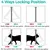 Pawffee Gatera magnética XL blanca – Túnel integrado gatos perros pequeños