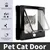 Pawffee Gatera magnética negra grande para gatos y perros pequeños Pawffee Gatera magnética negra grande para gatos y perros pequeños