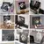 Pawffee Puerta batiente Latauar gatos perros, 24x29x1cm, ABS/Malla, Negra Pawffee Puerta batiente Latauar gatos perros, 24x29x1cm, ABS/Malla, Negra