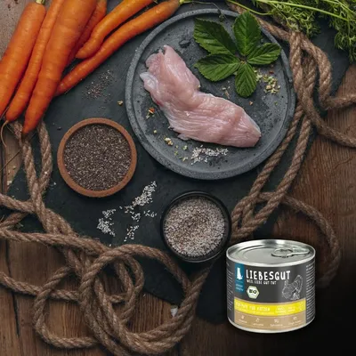 Liebesgut Katzenfutter Probierpaket Sensitiv 4 x 200 g
