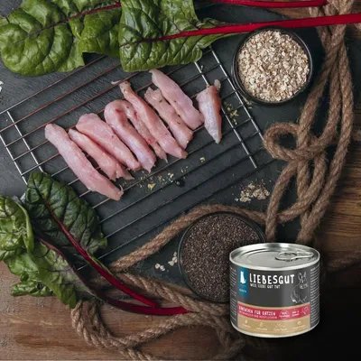 Liebesgut Katzenfutter Probierpaket Sensitiv 4 x 200 g