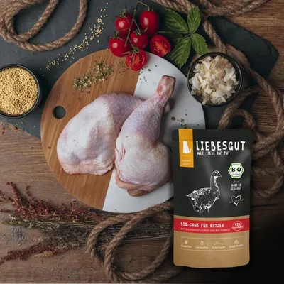 Liebesgut Katzenfutter Probierpaket Sensitiv & Adult  6 x 100 g