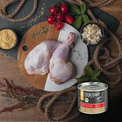 Liebesgut Katzenfutter Probierpaket Adult 8 x 200 g