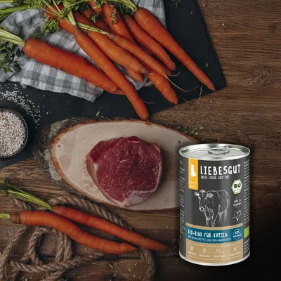 Liebesgut Katzenfutter Friss-dich-satt Paket Adult 18 x 400 g