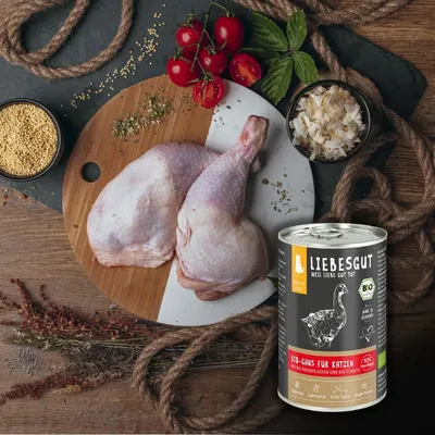 Liebesgut Katzenfutter Friss-dich-satt Paket Adult 18 x 400 g