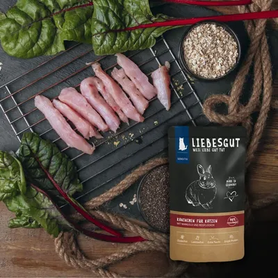 Liebesgut Katzenfutter Friss-dich-satt Paket Sensitiv 24 x 100 g