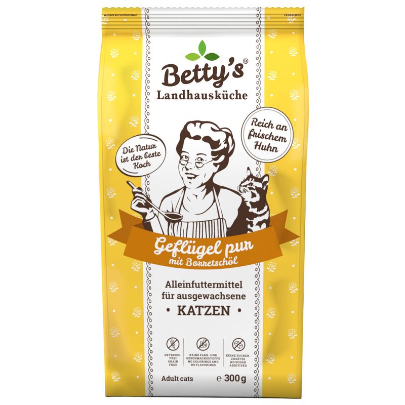 Betty's Landhausküche Trockenfutter Geflügel pur
