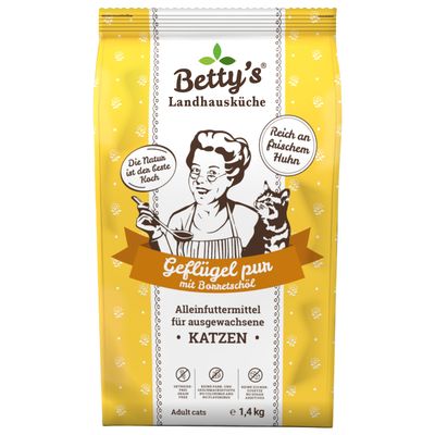 Betty's Landhausküche Trockenfutter Geflügel pur