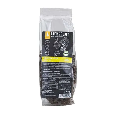 Liebesgut Katzenfutter Bio Puten Minis Katzenleckerli