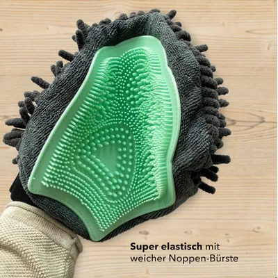 Leo Löwenkatz Gant brosse chat, gant poil chat, gant de brosse Leo Löwenkatz Gant brosse chat, gant poil chat, gant de brosse
