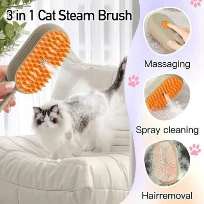 Brosse vapeur 3 en 1 - Massage électrique Pro Brosse vapeur 3 en 1 - Massage électrique Pro