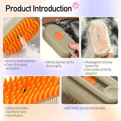 Brosse vapeur 3 en 1 - Massage électrique Pro Brosse vapeur 3 en 1 - Massage électrique Pro