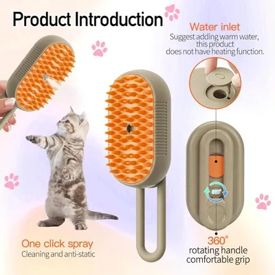 Brosse vapeur 3 en 1 - Massage électrique Pro Brosse vapeur 3 en 1 - Massage électrique Pro