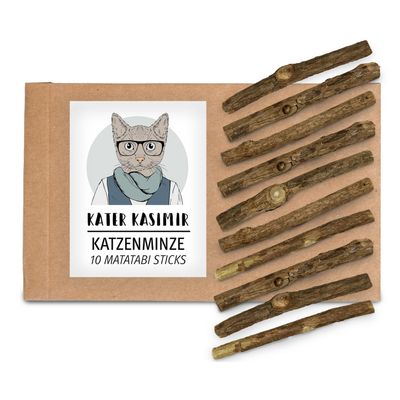 Kater Kasimir Matatabi Sticks, Katzenminze Sticks