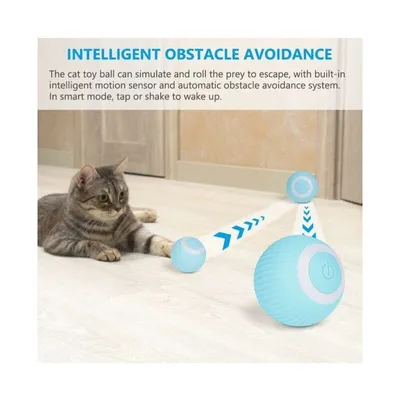 Balle interactive chat rechargeable, jouet électrique intérieur Balle interactive chat rechargeable, jouet électrique intérieur