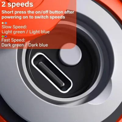 Interaktiver Katzenball, orange – automatisch, 360°, USB-aufladbar, 2 Modi
