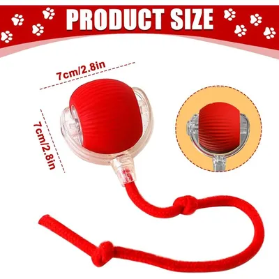 Balle Chat Interactive - Jouet automatique roulant Balle Chat Interactive - Jouet automatique roulant