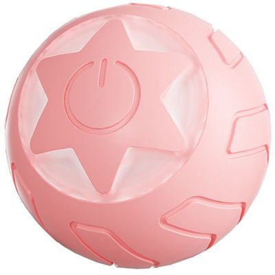 Interaktiver rosa Katzenball – automatisch, wiederaufladbar über USB-C, 2