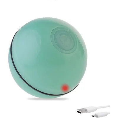 Interaktiver LED-Katzenball – automatisch, wiederaufladbar über USB, 360° Interaktiver LED-Katzenball – automatisch, wiederaufladbar über USB, 360°