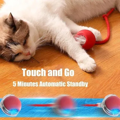 ZHIKE - Balle interactive - Jouet chat automatique ZHIKE - Balle interactive - Jouet chat automatique