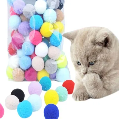 50 Stück50 Stück Katzenbälle 3 cm – weiches, buntes Spielzeug Kätzchen 50 Stück50 Stück Katzenbälle 3 cm – weiches, buntes Spielzeug Kätzchen