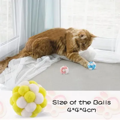 TIESOME - Jouet Chat - Balles cloche interactives (lot 3) TIESOME - Jouet Chat - Balles cloche interactives (lot 3)