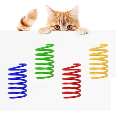 Katzen- und Kätzchen-Federspielzeug, 40-teiliges Set, verschiedene Farben