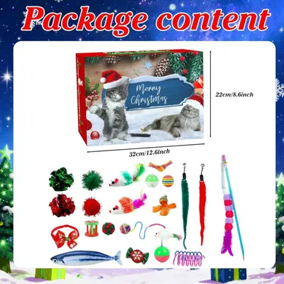 GENERIC - Calendrier de l'Avent - 24 jouets pour chat GENERIC - Calendrier de l'Avent - 24 jouets pour chat