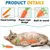 Jouets chat carotte corde – lot 2 avec son