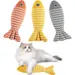 Katzenspielzeug Fisch – 3er-Set mit Katzenminze für unterhaltsames Spielen