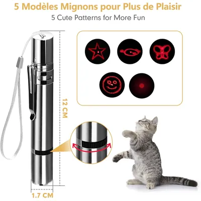 Jouet chat laser - Pointeur lumineux stimulation Jouet chat laser - Pointeur lumineux stimulation