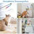 Jouet chat baguette – rubans colorés Jouet chat baguette – rubans colorés