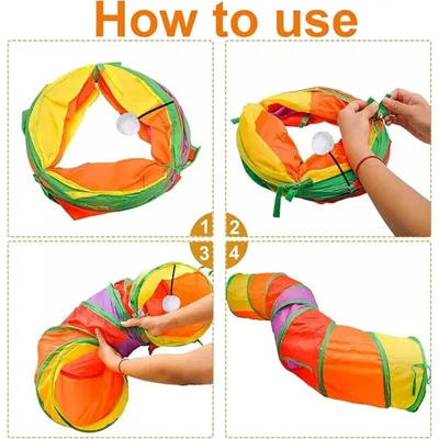 UGBO - Tunnel chat pliable 2 voies UGBO - Tunnel chat pliable 2 voies