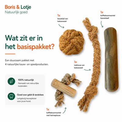 Forfait chien Pack de base XXL - Pour mâcher et jouer naturellement