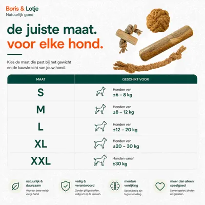 Forfait chien Pack de base S - Mâcher et jouer naturellement Forfait chien Pack de base S - Mâcher et jouer naturellement