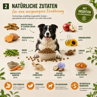 MyPetClub Insekten Trockenfutter getreidefrei