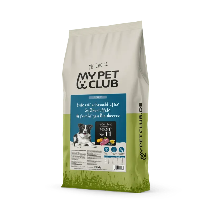 MyPetClub Ente Kaltgepresstes getreidefreies Hundefutter