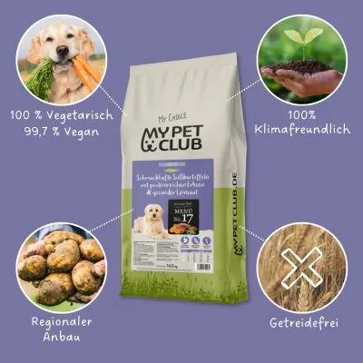 MyPetClub Vegan - vegetarisches Trockenfutter getreidefrei