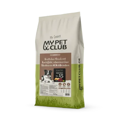 MyPetClub Hirsch Trockenfutter getreidefrei