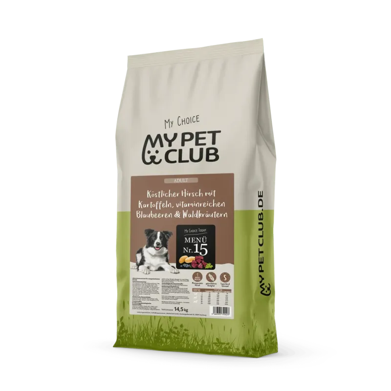 MyPetClub Hirsch Trockenfutter getreidefrei