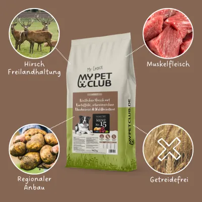 MyPetClub Hirsch Trockenfutter Getreidefrei