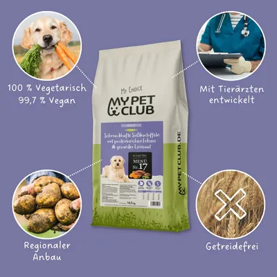 MyPetClub Vegan - vegetarisches Trockenfutter getreidefrei