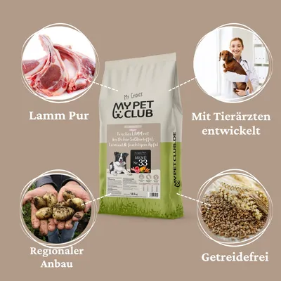 MyPetClub Lamm Trockenfutter getreidefrei