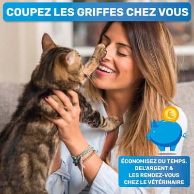 HausPets Coupe Griffes Chien Chat Petits Animaux Ergonomique