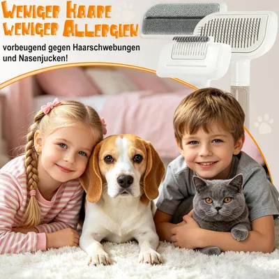 HausPets Kit Toilettage 3en1 Chien Chat Sous-poil HausPets Kit Toilettage 3en1 Chien Chat Sous-poil