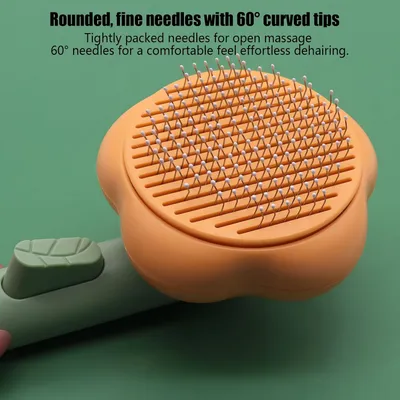 HausPets Brosse Chien Chat Poils Morts Démêlage 3-en-1 HausPets Brosse Chien Chat Poils Morts Démêlage 3-en-1
