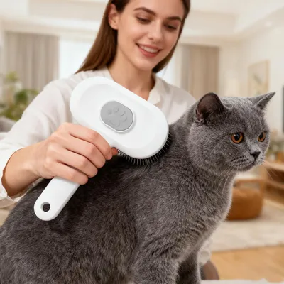 HausPets Brosse Toilettage Chien Anti Perte Double Action HausPets Brosse Toilettage Chien Anti Perte Double Action