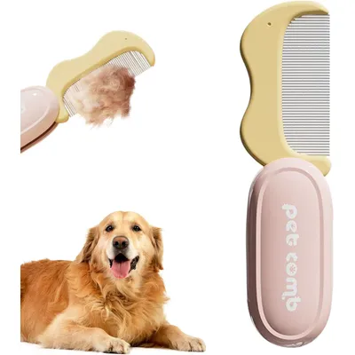 HausPets Brosse Anti Chute Chien Chat Pliable Démêlage HausPets Brosse Anti Chute Chien Chat Pliable Démêlage